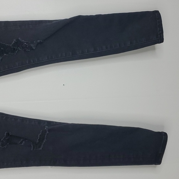 Abercrombie High Rise Super Skinny Jeans Curve Love Distressed Womens 0 Short 25 - Picture 5 of 11